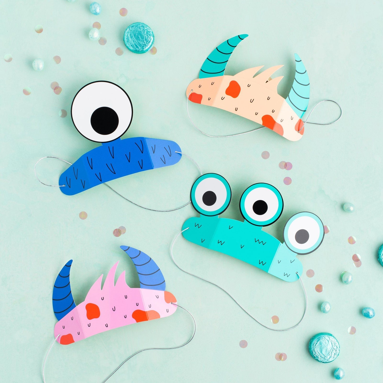 Little Monsters Party Headband Set, Shop Sweet Lulu
