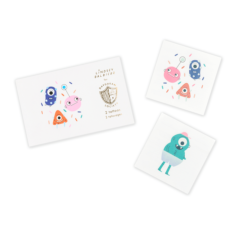 Little Monsters Temporary Tattoos, Shop Sweet Lulu