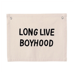 "Long Live Boyhood" Wall Hanging - Natural, Shop Sweet Lulu