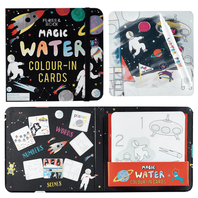 Magic Water Colour-in Cards Set - Space, Shop Sweet Lulu