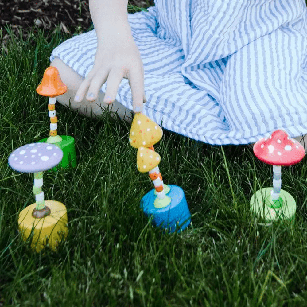 Magical Mushroom Push Puppet - 4 Color Options, Shop Sweet Lulu