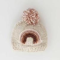 Mauve Rainbow Knit Hat, Shop Sweet Lulu