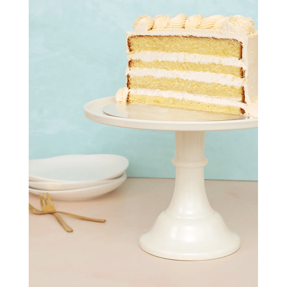 Melamine Cake Stand - Linen White, Shop Sweet Lulu