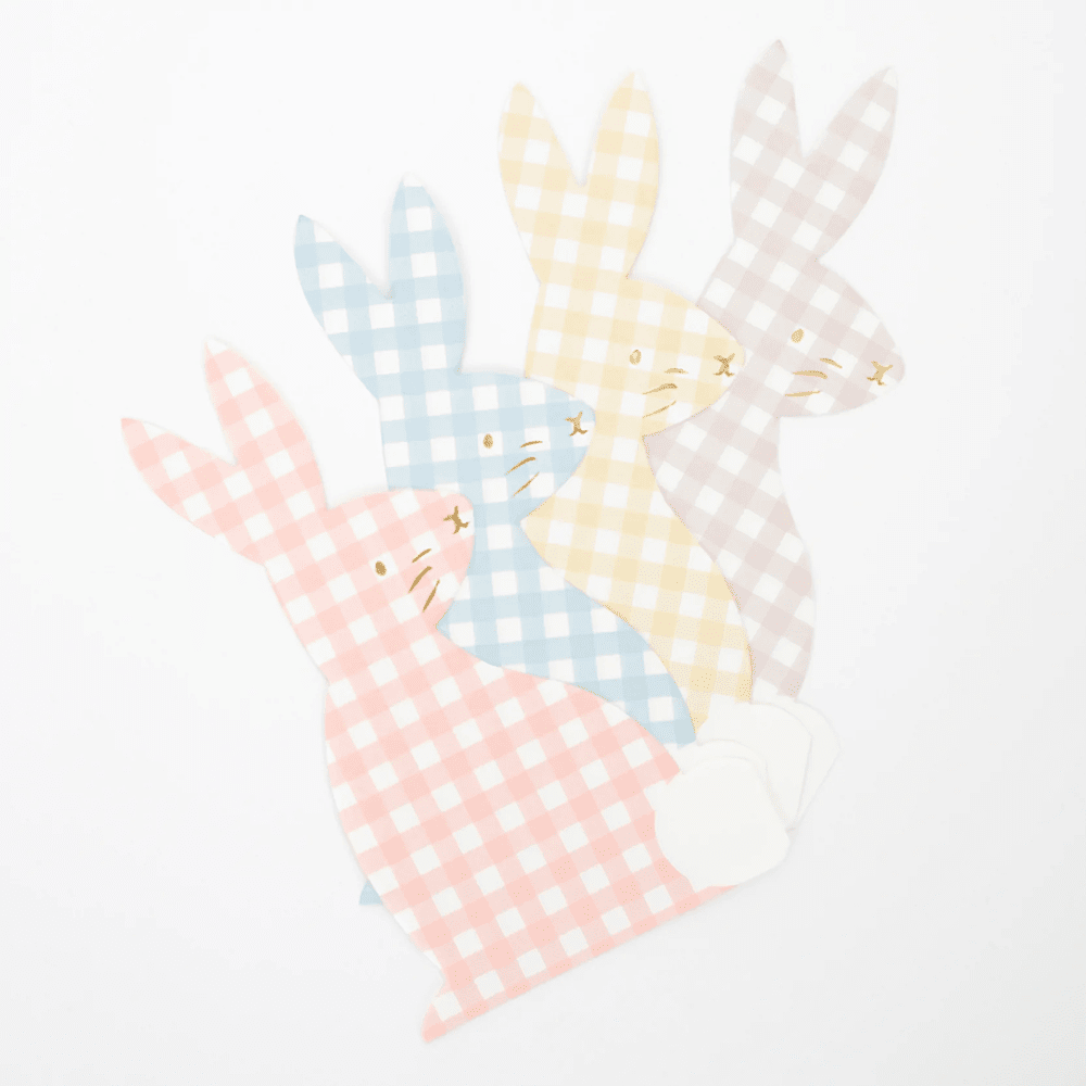 Meri Meri Gingham Bunny Napkins, Shop Sweet Lulu