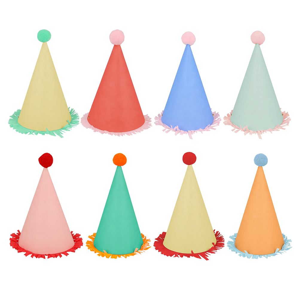 Meri Meri Large Pom Pom Party Hats, Shop Sweet Lulu