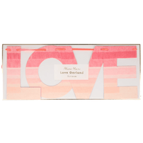 Meri Meri Ombre Love Garland, Shop Sweet Lulu