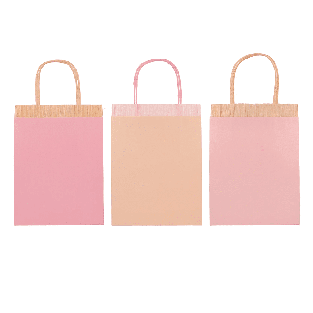 Meri Meri Pink Fringe Party Bags, Shop Sweet Lulu