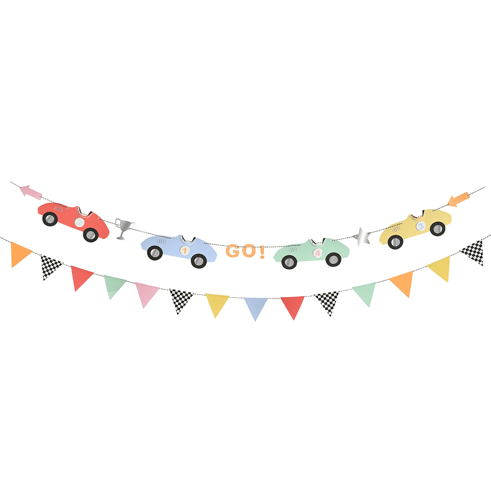 Meri Meri Race Cars Garland, Shop Sweet Lulu