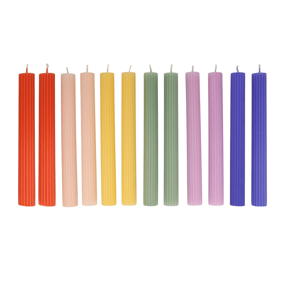 Meri Meri Rainbow Table Candles, Shop Sweet Lulu