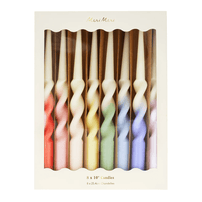 Meri Meri Rainbow Twisted Table Candles, Shop Sweet Lulu