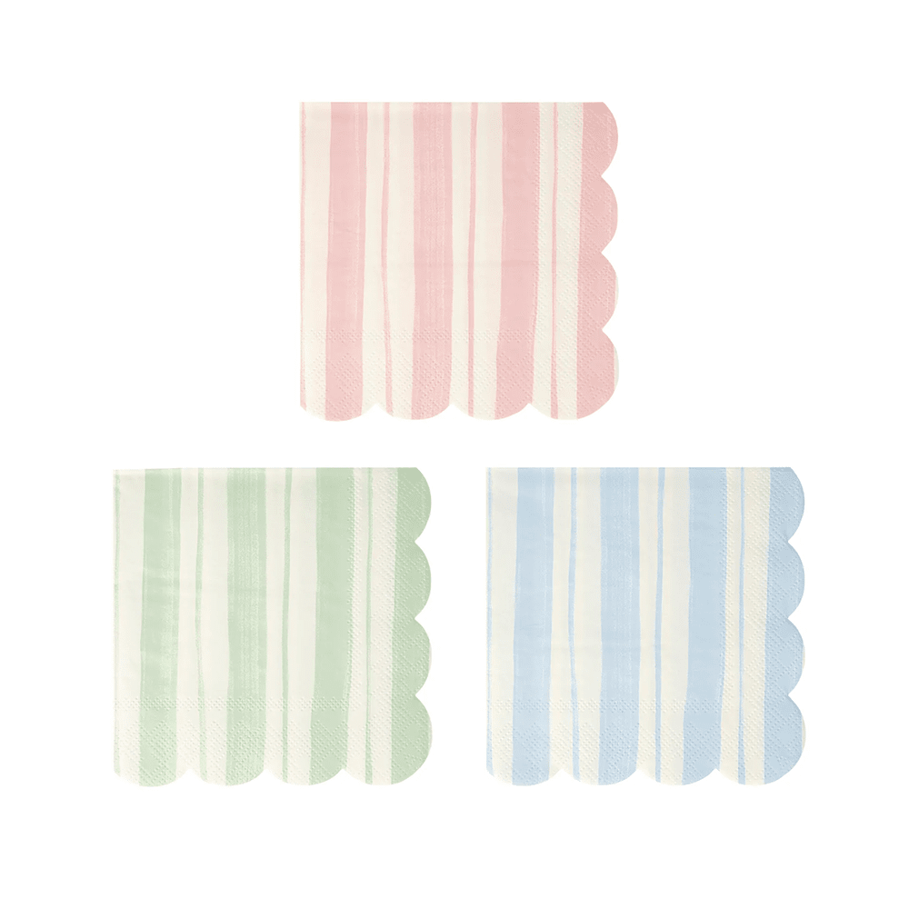Meri Meri Ticking Stripe Small Napkins, Shop Sweet Lulu