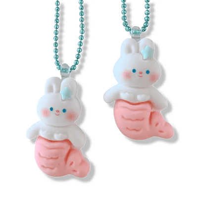 Mermaid Bunny Necklace, Shop Sweet Lulu
