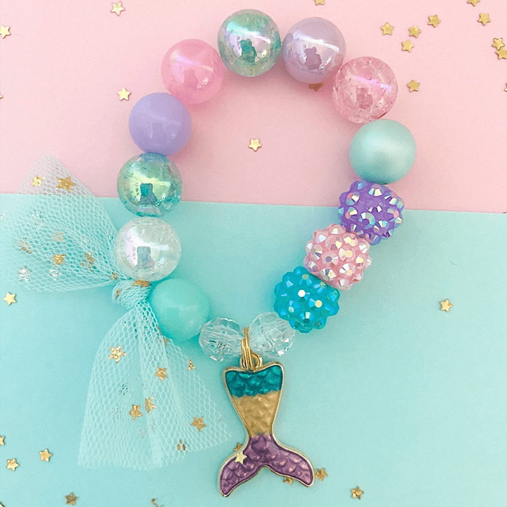 Mermaid Tail Charm Bracelet - 3 Size Options, Shop Sweet Lulu
