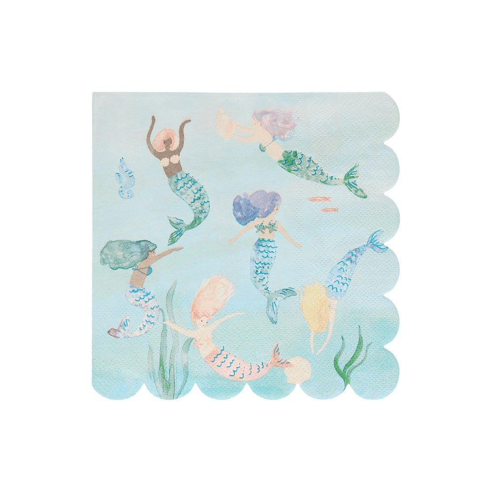 Mermaids Swimming Napkins, Shop Sweet Lulu