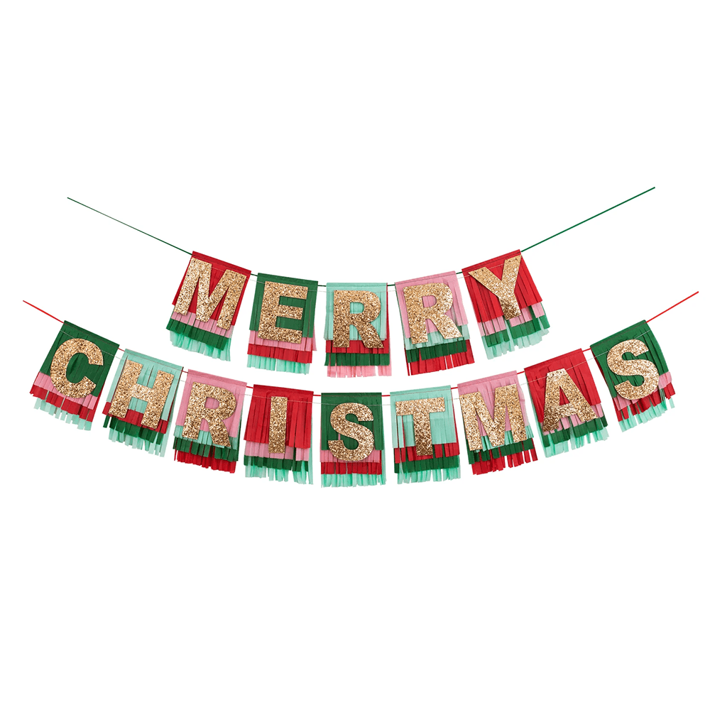 Merry Christmas Fringe Garland, Shop Sweet Lulu