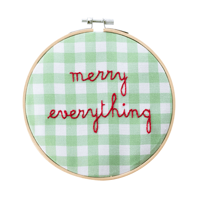 Merry Everything DIY Embroidery Kit, Shop Sweet Lulu