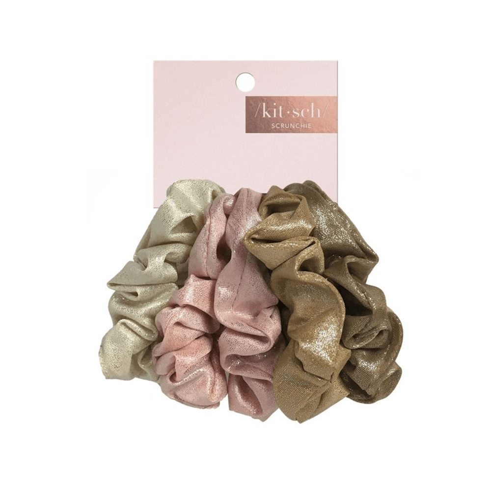 Metallic Scrunchies - Blush and Mauve, Shop Sweet Lulu