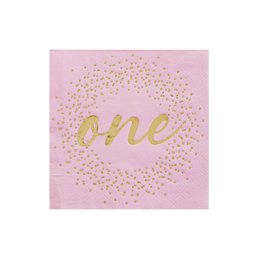 Milestone Pink Onederland Cocktail Napkins, Shop Sweet Lulu