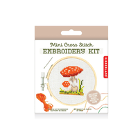 Mini Mushroom Cross Stitch Embroidery Kit, Shop Sweet Lulu