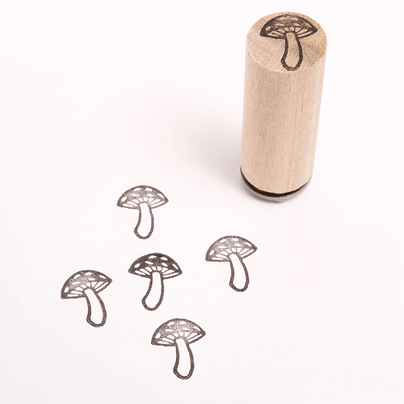 Mini Rubber Stamp - Mushroom, Shop Sweet Lulu