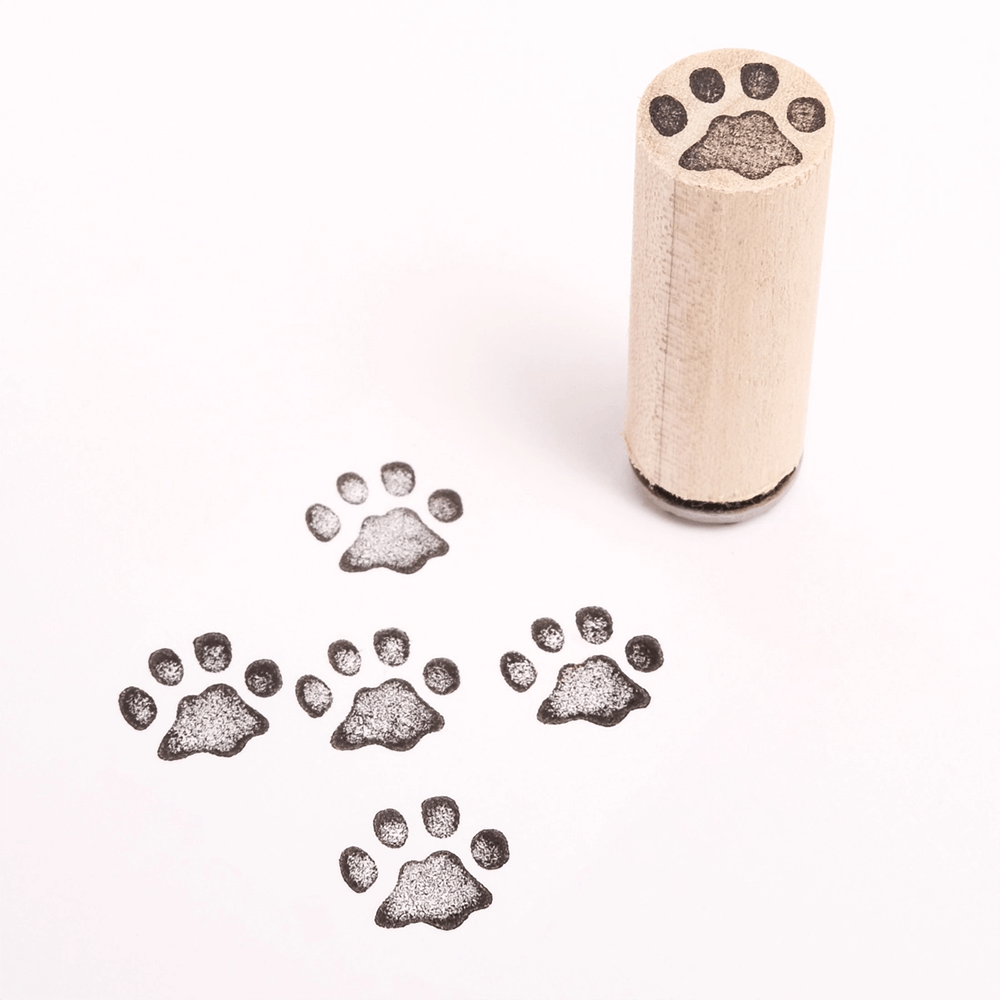 Mini Rubber Stamp - Paw Print, Shop Sweet Lulu