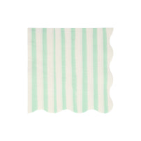 Mint Stripe Large Napkins, Shop Sweet Lulu