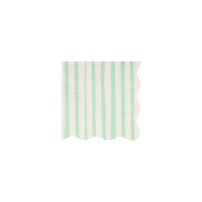Mint Stripe Small Napkins, Shop Sweet Lulu