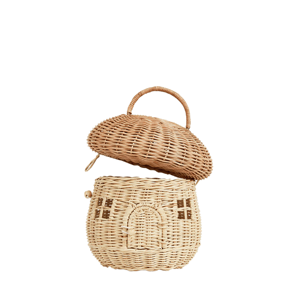 Mushroom Basket - Natural, Shop Sweet Lulu