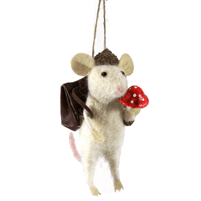 Mushroom Mouse Ornament, Shop Sweet Lulu