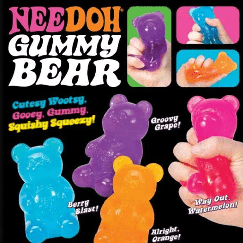 Nee Doh Gummy Bear - 4 Color Options, Shop Sweet Lulu