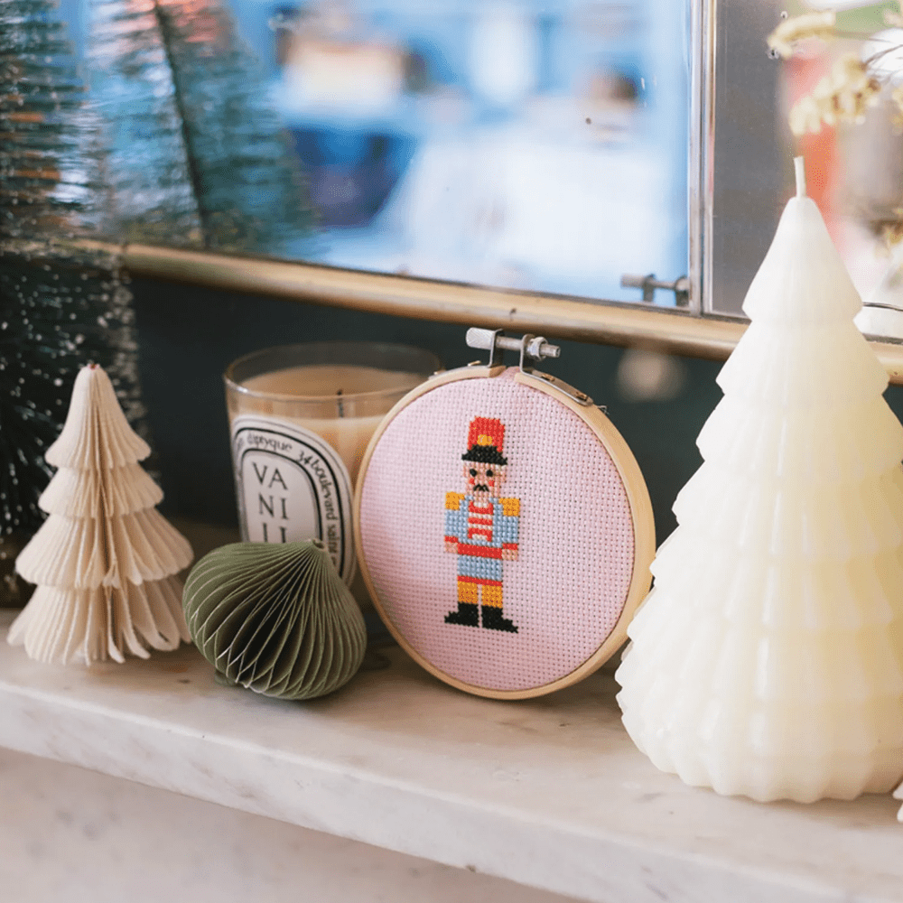 Nutcracker Christmas DIY Cross Stitch Kit, Shop Sweet Lulu