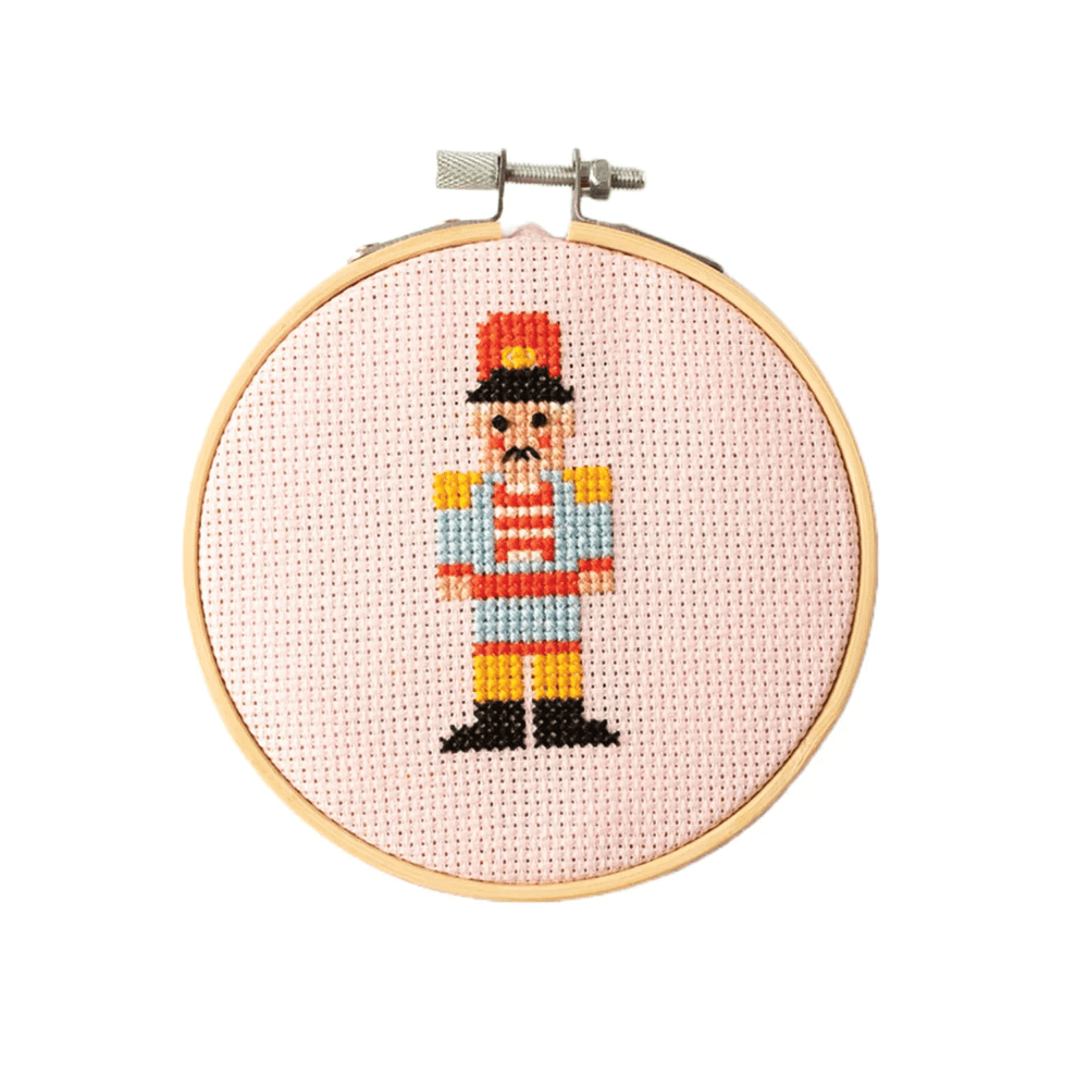 Nutcracker Christmas DIY Cross Stitch Kit, Shop Sweet Lulu