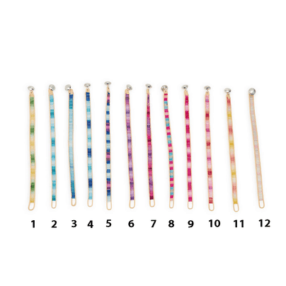 Ombre Beaded Bracelet - 12 Color Options