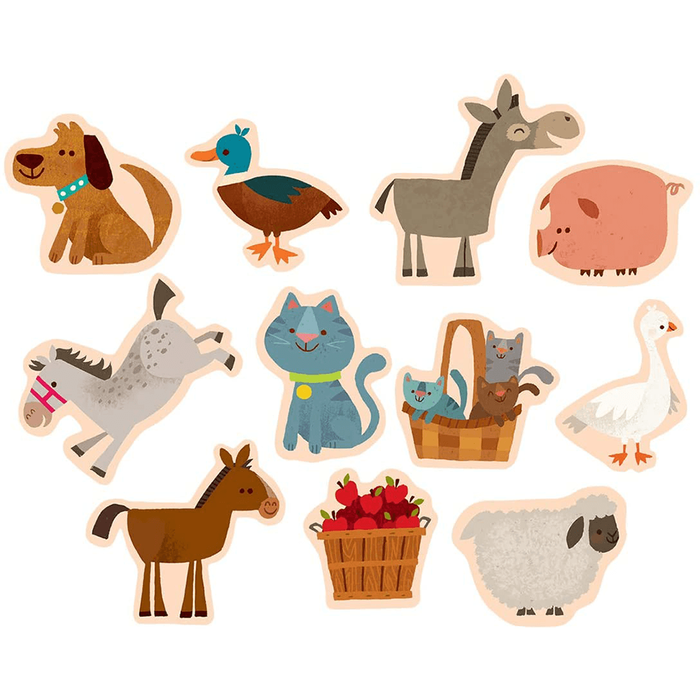 On the Farm - Wooden Magnetic Shapes, Shop Sweet Lulu
