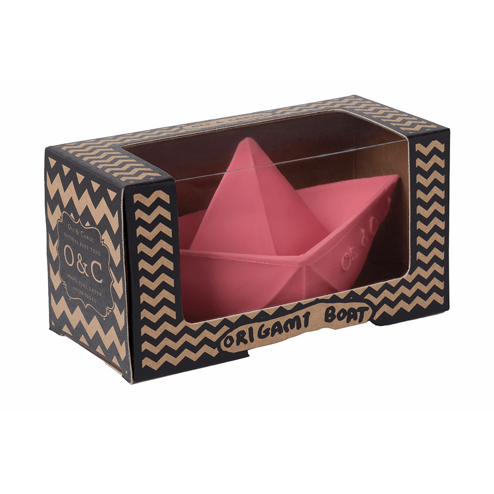 Origami Boat Bath Toy - Pink, Shop Sweet Lulu