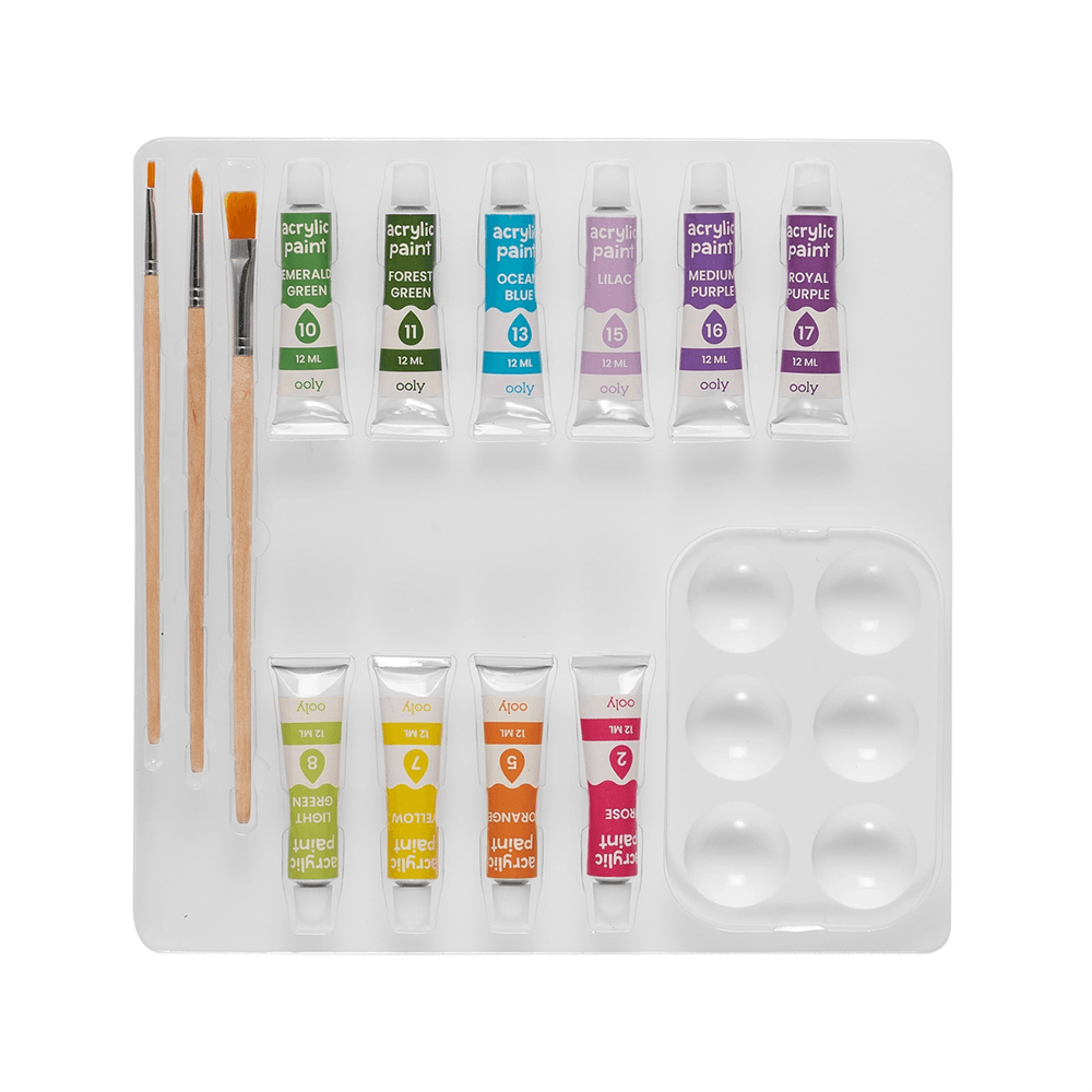 Paint by Number Kit - Happy Sloth, Shop Sweet Lulu