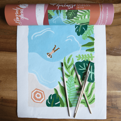 Paint by Numbers Kit - Tropical Vacay, Shop Sweet Lulu