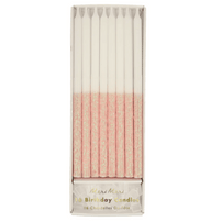 Pale Pink Glitter Dipped Candles, Shop Sweet Lulu