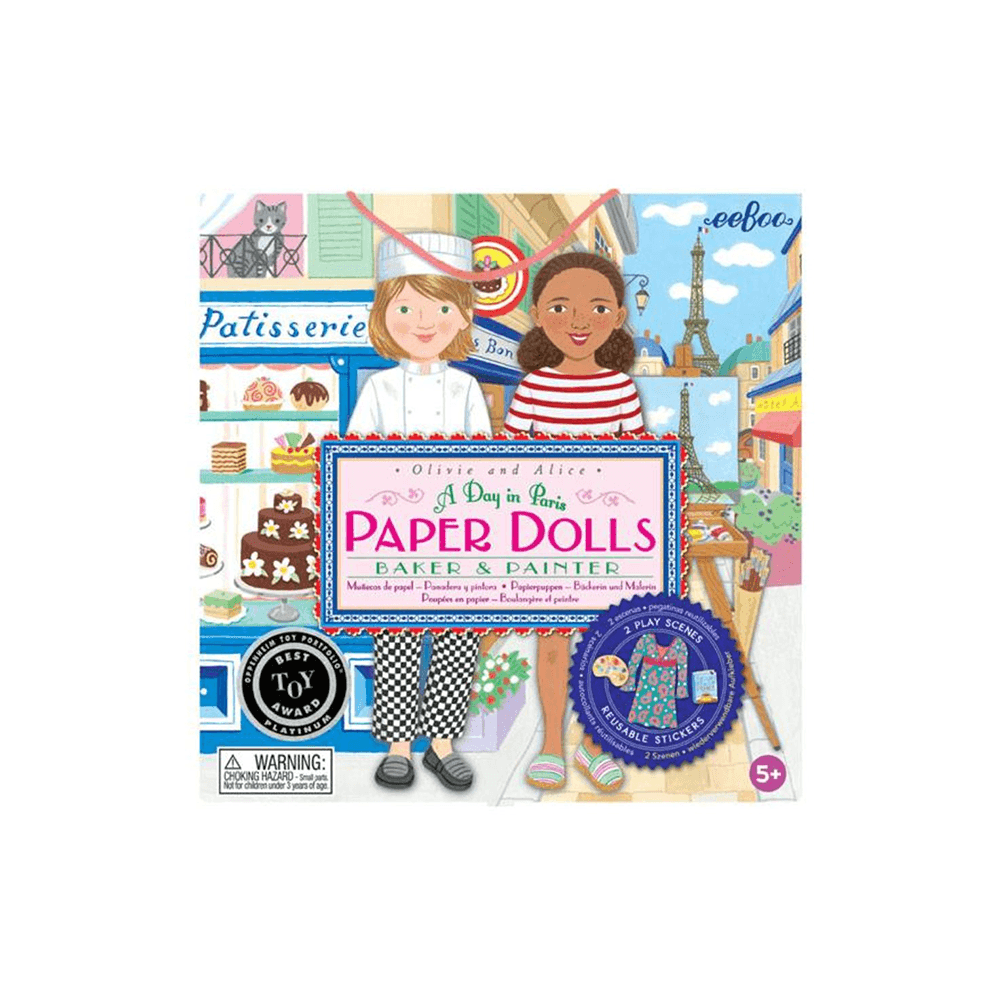 A Day in Paris Paper Dolls