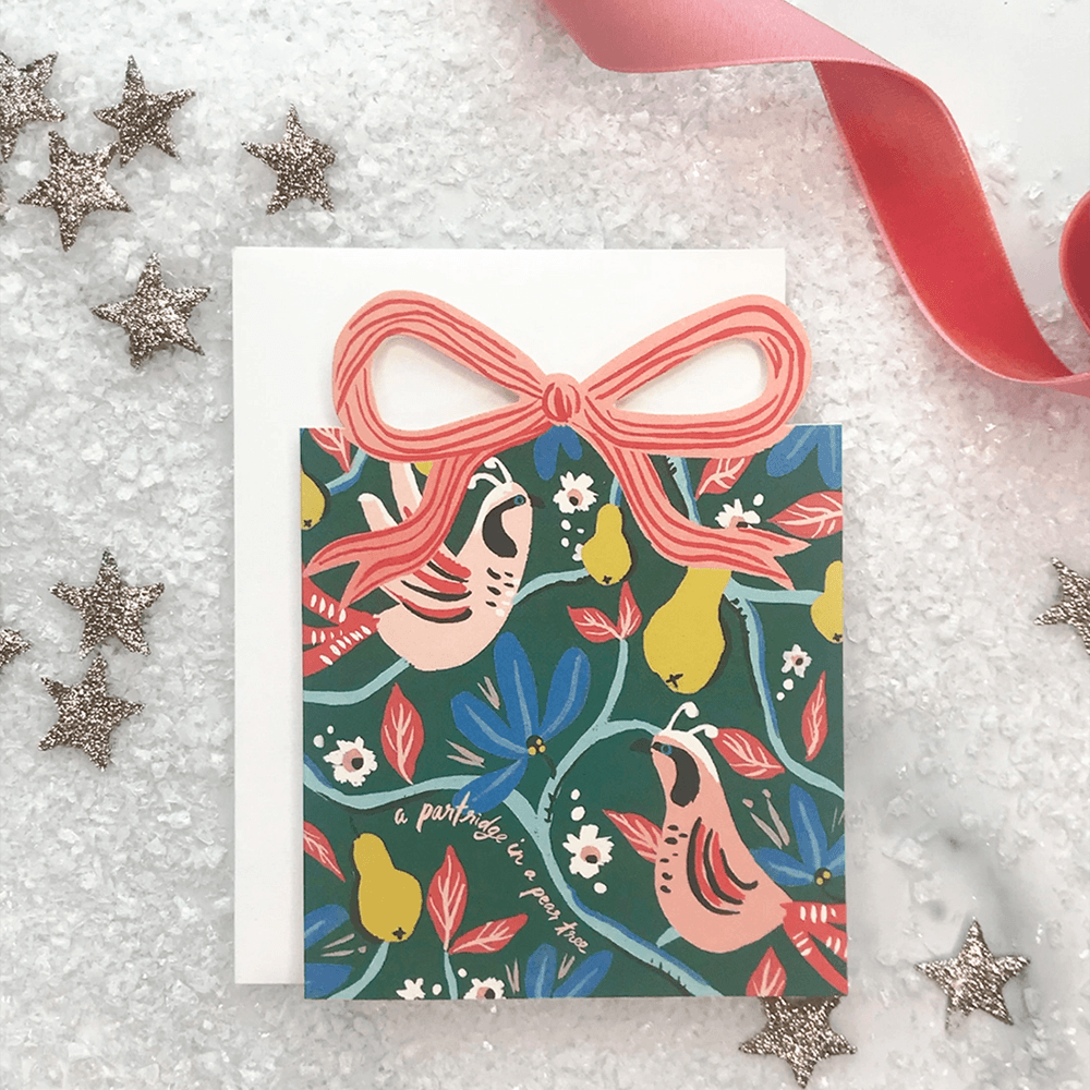 Partridge Present Card, Shop Sweet Lulu