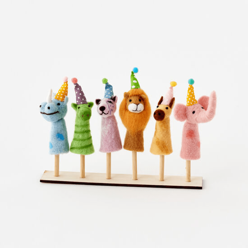 Party Animal Finger Puppet - 6 Style Options, Shop Sweet Lulu