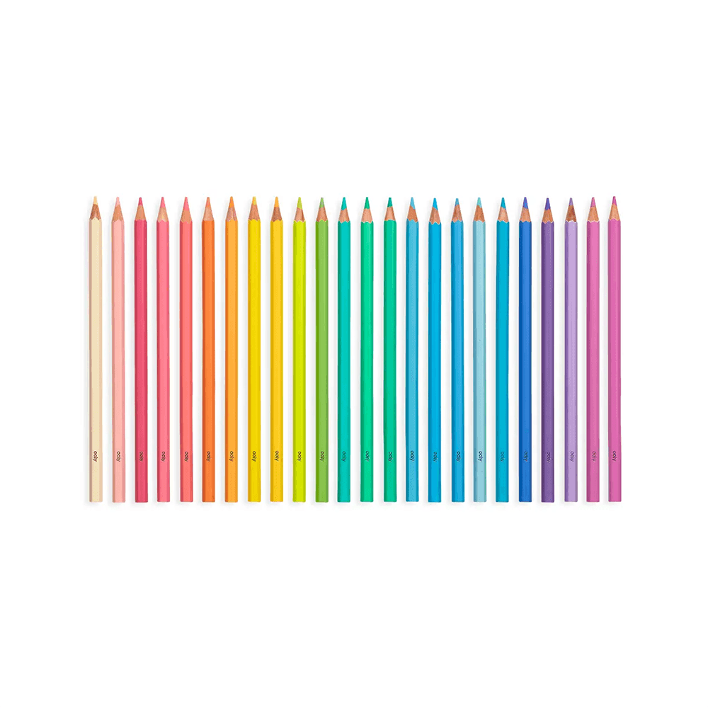 Pastel Hues Colored Pencils - Set of 24, Shop Sweet Lulu