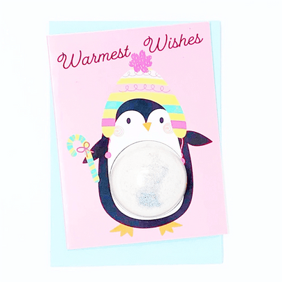 Penguin Bath Bomb Card, Shop Sweet Lulu