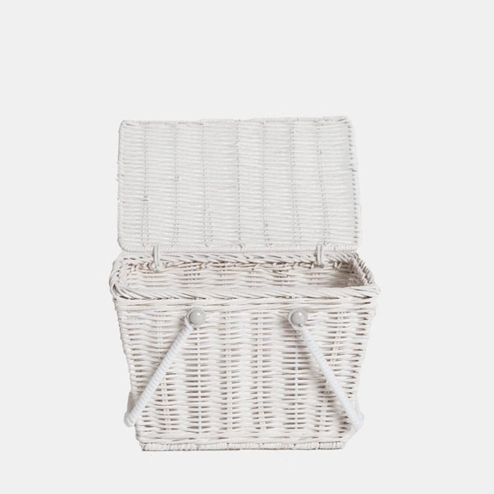 Piki Basket - White, Shop Sweet Lulu