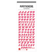 Pink Alphabet Stickers, Shop Sweet Lulu