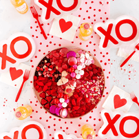 Pink & Red Polkadot Table Runner, Shop Sweet Lulu