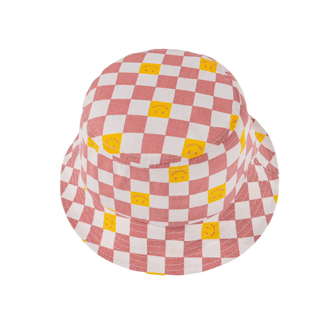 Plaid Smiley Bucket Hat - 2 Color Options, Shop Sweet Lulu