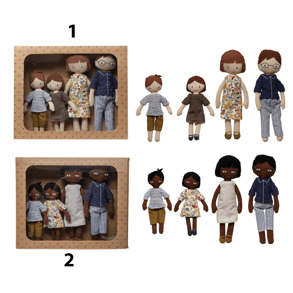Plush Family Doll Set - 2 Options, Shop Sweet LuluPlush Family Doll Set - 2 Options, Shop Sweet Lulu
