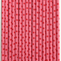 Polka Dot Paper Straws, 12 Color Options, Shop Sweet Lulu