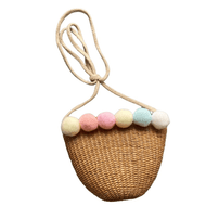 Pom Pom Crossbody Bag - Cotton Candy, Shop Sweet Lulu